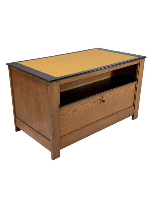 Art Deco Modernist Free-Standing Desk by J.A. Muntendam for L.O.V. Oosterbeek